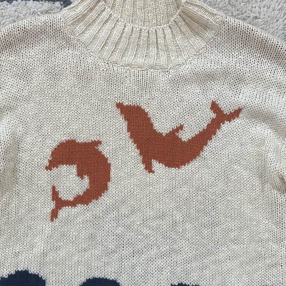 VRG GRL Ace Of Something Knit Jumper Natural - Picture 3 of 10